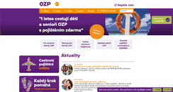 Desktop Screenshot of ozp.cz