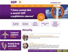 Tablet Screenshot of ozp.cz